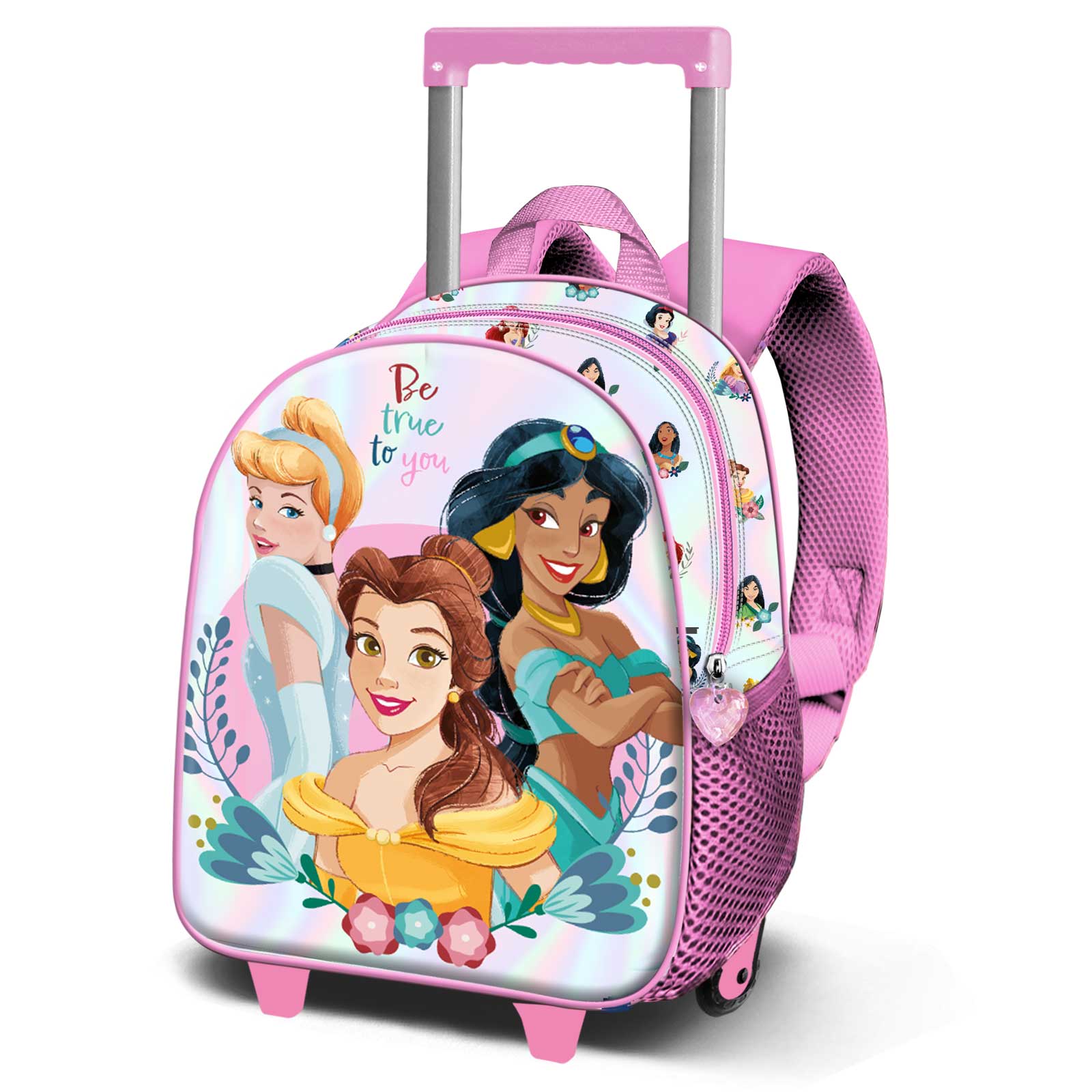 Disney Zaino 3D con ruote a tema principessa flore