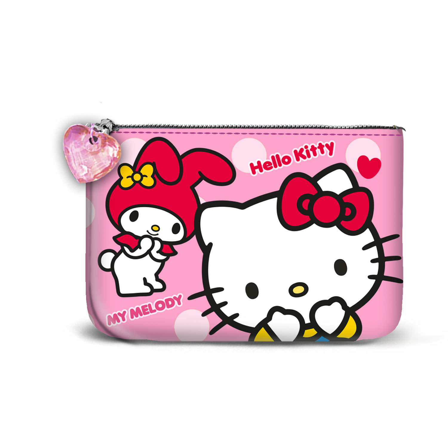 Hello Kitty Graziosa piccola borsa quadrata, rosa