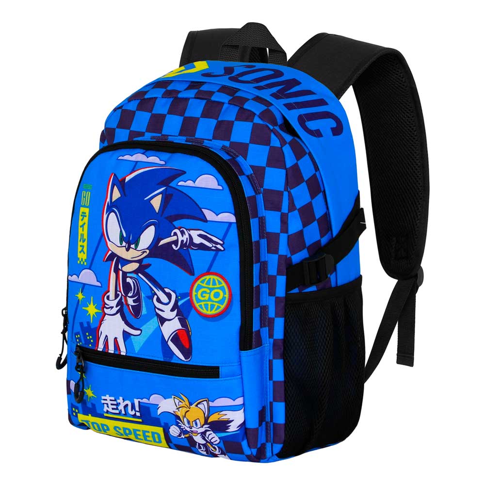 Sonic Zaino The Hedgehog Go Fight 3.0, blu