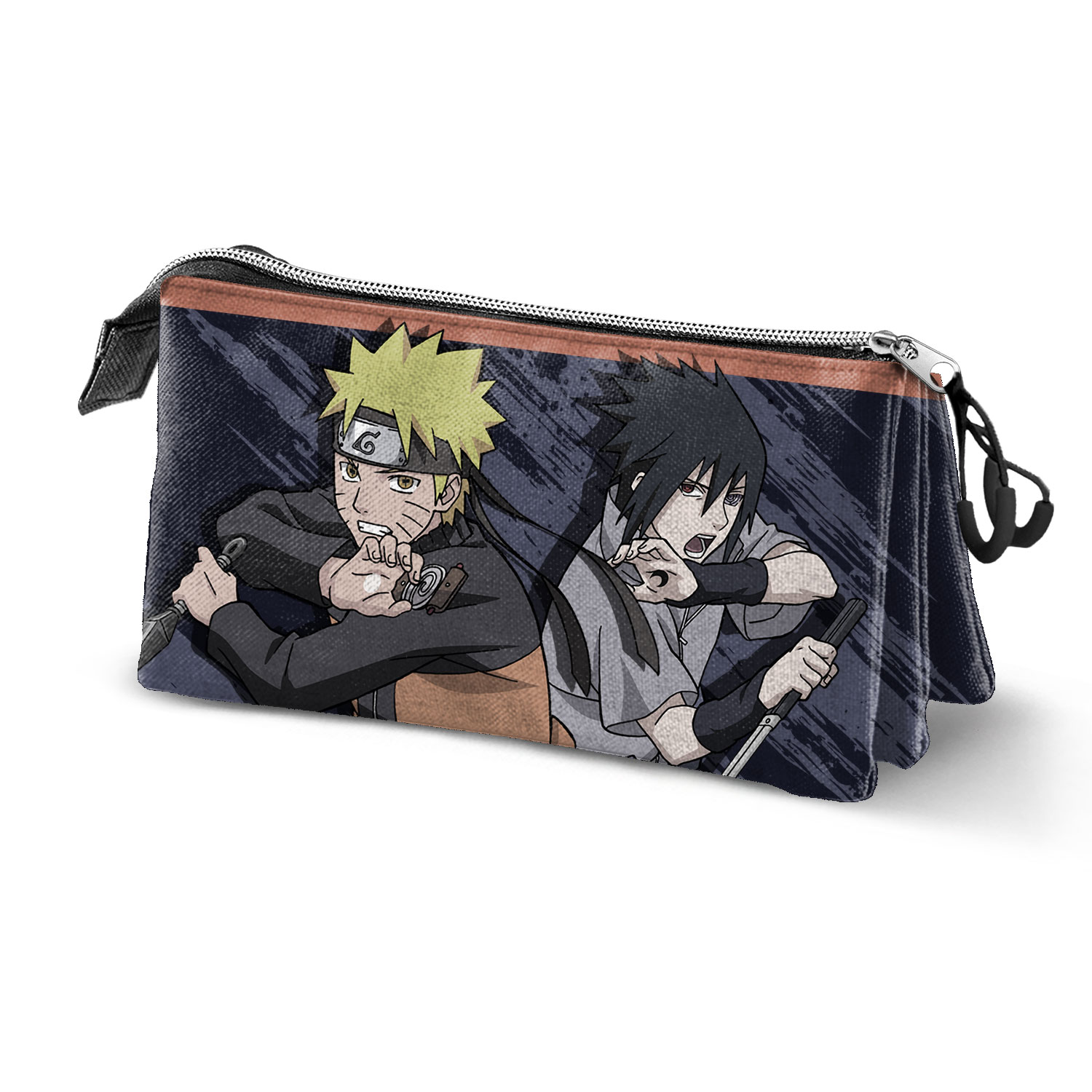 Astuccio triplo Naruto Shadow, nero