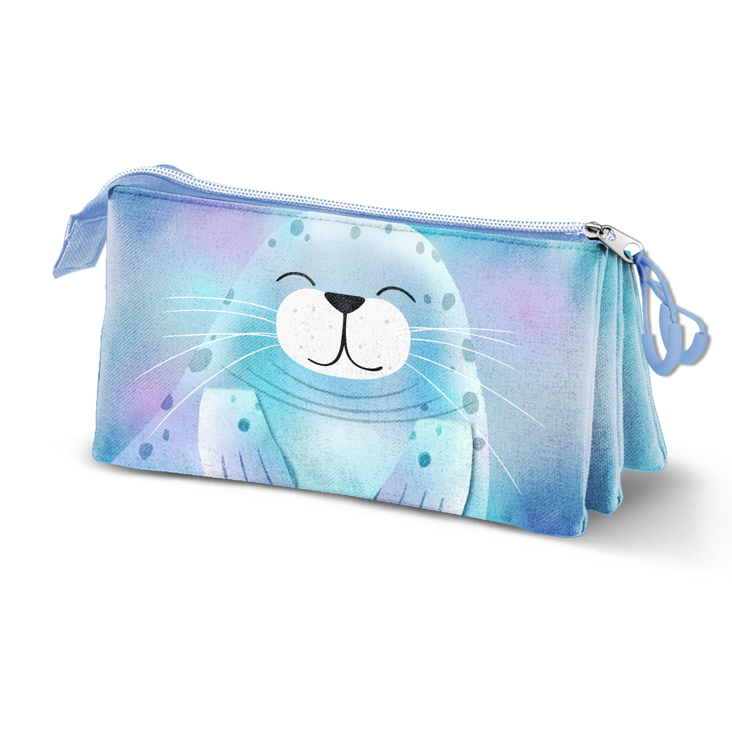 Astuccio triplo Oh My Pop Sealy, blu